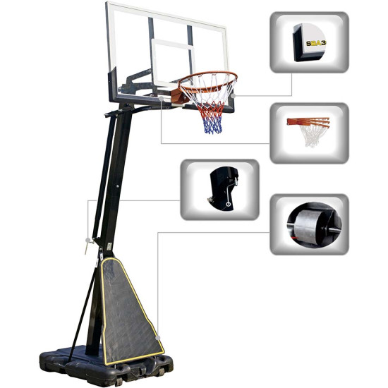 Deluxe Basketball System AMILA 49220
