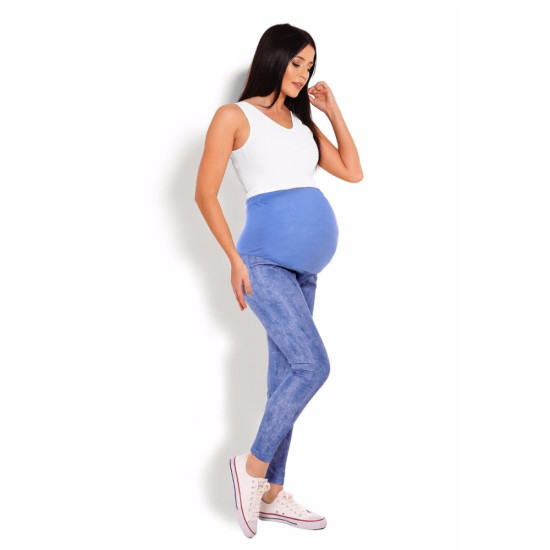 Κολάν εγκυμοσύνης μπλε ξεβαμμένο τζιν Peekaboo