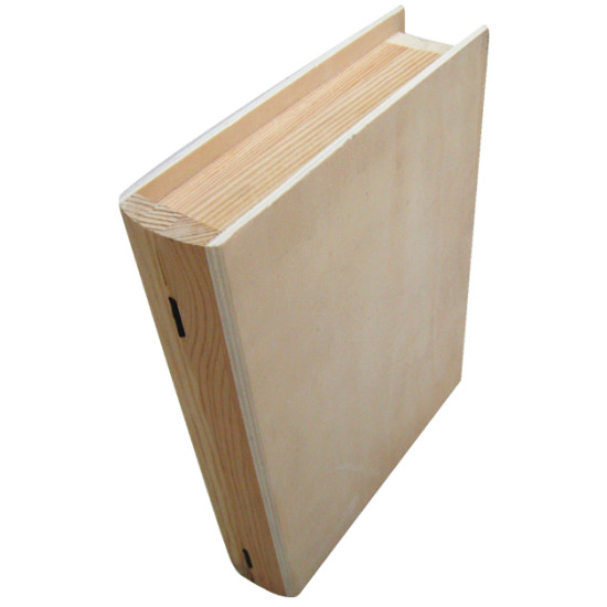 Αλουστράριστο ξύλινο κουτί σε σχήμα βιβλίου για decoupage [20601331]