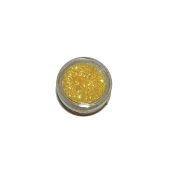 Κίτρινες παγιέτες κλωστές διακοσμητικά νυχιών [40502004-3]