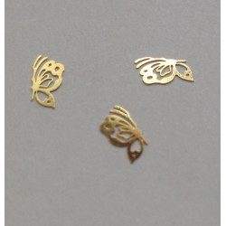 50 διακοσμητικά νυχιών χρυσές πεταλούδες [40502059-22]
