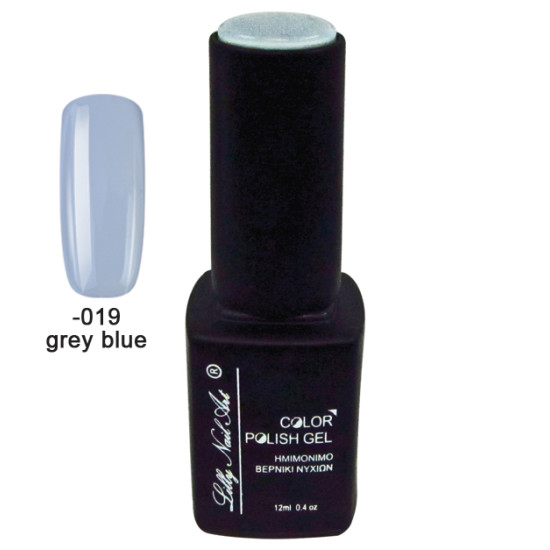 Ημιμόνιμο τριφασικό μανό 12ml - Grey blue [40504008-019]