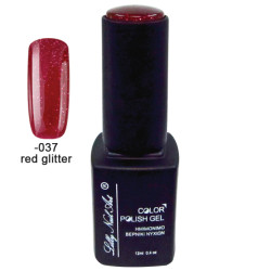 Ημιμόνιμο τριφασικό μανό 12ml - Red glitter [40504008-037]