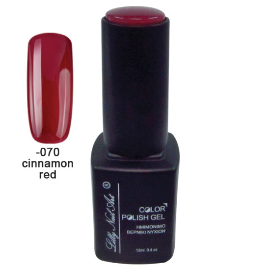 Ημιμόνιμο τριφασικό μανό 12ml - Cinnamon red [40504008-070]