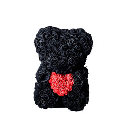 Toy Flower Μαύρο Essential 25cm σε κουτί