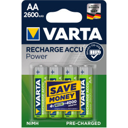 VARTA 05716 2600mAh συσκ.4 101404 Recharge Accu Power 4AA