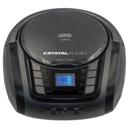 CRYSTAL AUDIO BMBUB3 BT/CD/MP3/FM/USB PLAYER BLACK