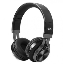 CRYSTAL AUDIO BT-01-K BLACK-GUNMENTAL ON-EAR HEADPHONES