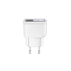 CELLULAR LINE 136177 ACHUSBCOMPACT TRAVEL ADAPTOR 1A/5W MUSB WH