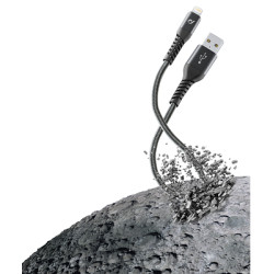 CELLULAR LINE 312397 USB Extreme Καλώδιο Συγχρονισμού και Φόρτισης Lightning για συσκευές Apple (1,2m) Μαύρο