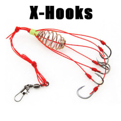 X-Hooks	Feeder with six hooks