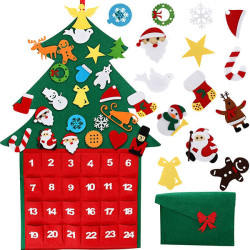 Feltri	Advent Christmas tree with 24 decorations