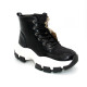 Ankle Sneakers Μποτάκι Αθλητικό Μαύρο (negro) με κορδόνια από τη συλλογή της εταιρίας kylie