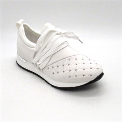 Slipon Sneakers Αθλητικό  Λευκό  36-7A