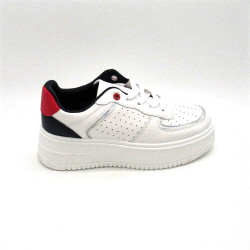 Sneakers Αθλητικό  Λευκό Μπλέ Κόκκινο 8240-6