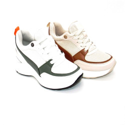 Sneakers Αθλητικό KAK H8998 Λευκό Μπέζ