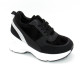 Sneakers Αθλητικό TLP 3480-12 Μαύρο - Μπέζ