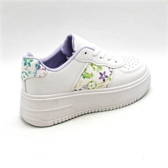 Sneakers Αθλητικό ORO 430 Λευκό Flower