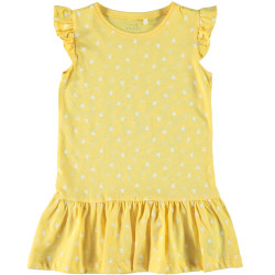 Παιδικό φόρεμα κίτρινο αμάνικο Name It 13161627