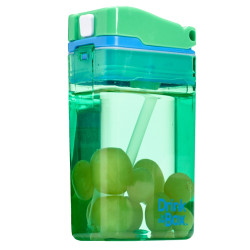 Παιδικό παγούρι με καλαμάκι 235ml πράσινο Drink In The Box 1008GR