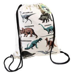 Τσάντα με κορδόνι δεινόσαυροι Rex London 28049