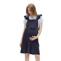 Καλοκαίρινό φόρεμα εγκυμοσύνης τιράντες navy 20016810 Mamalicious 20016810
