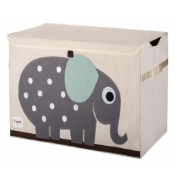 Κουτί παιχνιδιών με καπάκι Ελέφαντας 3 Sprouts 0317-UTCELE