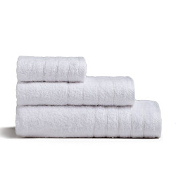 Πετσέτα Fresca White Melinen Προσώπου 50x90cm 100% Βαμβάκι