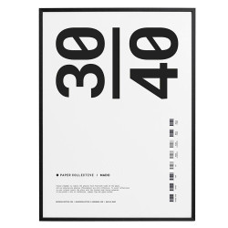 Κορνίζα Επιτοίχια 90036 30x40 Black Paper Collective Ξύλο,Γυαλί