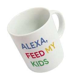 Κούπα HM1258 Alexa Feed My Kids Multi Fisura Πορσελάνη