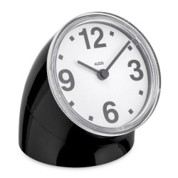 Επιτραπέζιο Ρολόι Cronotime 01 B Φ7x8,5cm Abs Black Alessi ABS