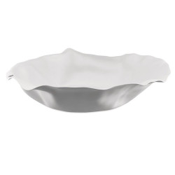 Φρουτιέρα - Ψωμιέρα Sarrià 90084 W Φ27,5x6,5cm Μεταλλική White Alessi Μέταλλο