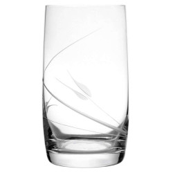 Ποτήρι Σωλήνα Ανθός-Ideal CLX25015011 380ml Clear Από Κρύσταλλο Βοημίας Κρύσταλλο