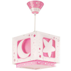Φωτιστικό Οροφής Pink Moon 63232 S White-Pink Ango Πολυπροπυλένιο