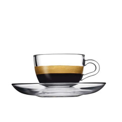 Φλυτζάνι Espresso Basic SP97984K6 85ml Γυάλινo Clear Espiel Γυαλί