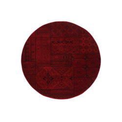 Χαλί Afgan 7675A Round Dark Red Royal Carpet 160X160 Round