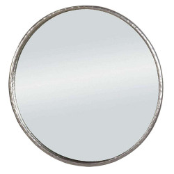 Καθρέπτης Coin 11-0346 Φ71,5x6cm Silver Liberta Μέταλλο