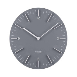 Ρολόι Τοίχου Detailed KA5782GY Φ30cm Grey Karlsson Ξύλο