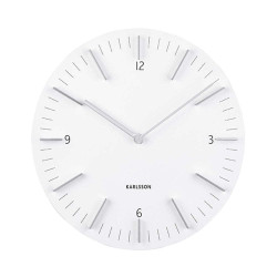 Ρολόι Τοίχου Detailed KA5782WH Φ30cm White Karlsson Ξύλο