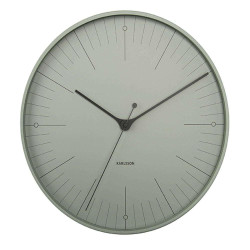 Ρολόι Τοίχου Index KA5769GR Φ40cm Grey Karlsson Μέταλλο
