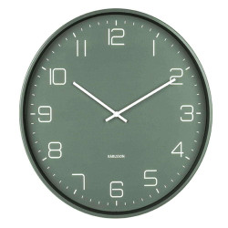 Ρολόι Τοιχού Lofty KA5751GR Φ40cm Green Karlsson Ατσάλι