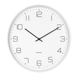 Ρολόι Τοίχου Lofty KA5751WH Φ40cm White Karlsson Ατσάλι