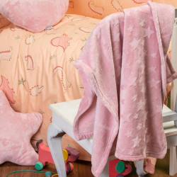 Κουβέρτα Παιδική Starito Pink Melinen Μονό 160x220cm Πολυέστερ