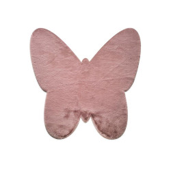 Χαλί Puffy JM7 Butterfly Antislip Round Dark Pink New Plan 160X160 Round