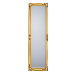 Καθρέπτης Τοίχου Elsa 1320279 50x150cm Gold Mirrors & More Ξύλο