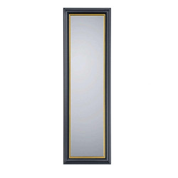 Καθρέπτης Τοίχου Ina 1230280 50x150cm Black-Gold Mirrors & More Πλαστικό