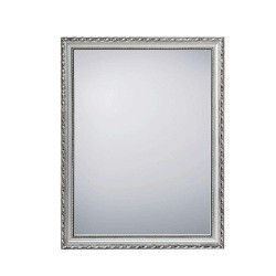 Καθρέπτης Τοίχου Loreley 1060187 34x45cm Silver Mirrors & More Ξύλο