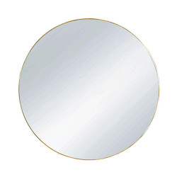 Καθρέπτης Τοίχου Στρογγυλός Esra 1330179 Φ50cm Gold Mirrors & More Μέταλλο