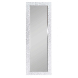 Καθρέπτης Τοίχου Amy 1220197 50x150cm White-Silver Mirrors & More Πλαστικό