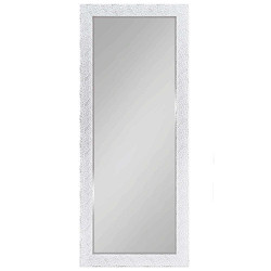 Καθρέπτης Τοίχου Amy 1220297 70x170cm White-Silver  Mirrors & More Πλαστικό
